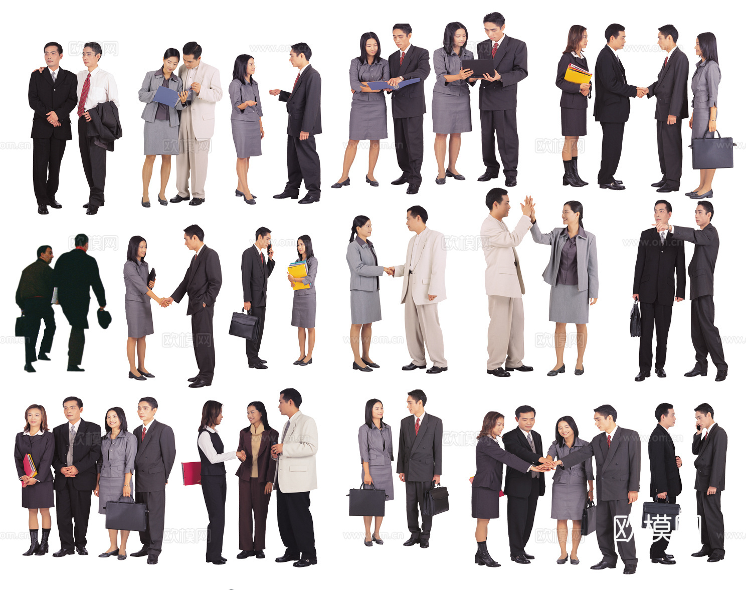 商务办公白领人物