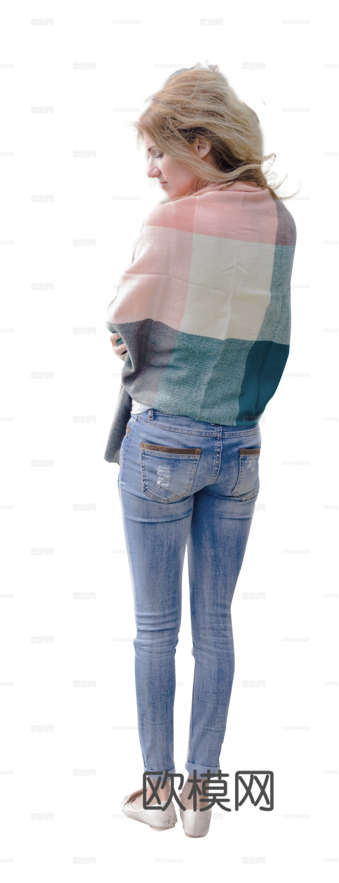 免扣效果图人物下载（渲染图6）