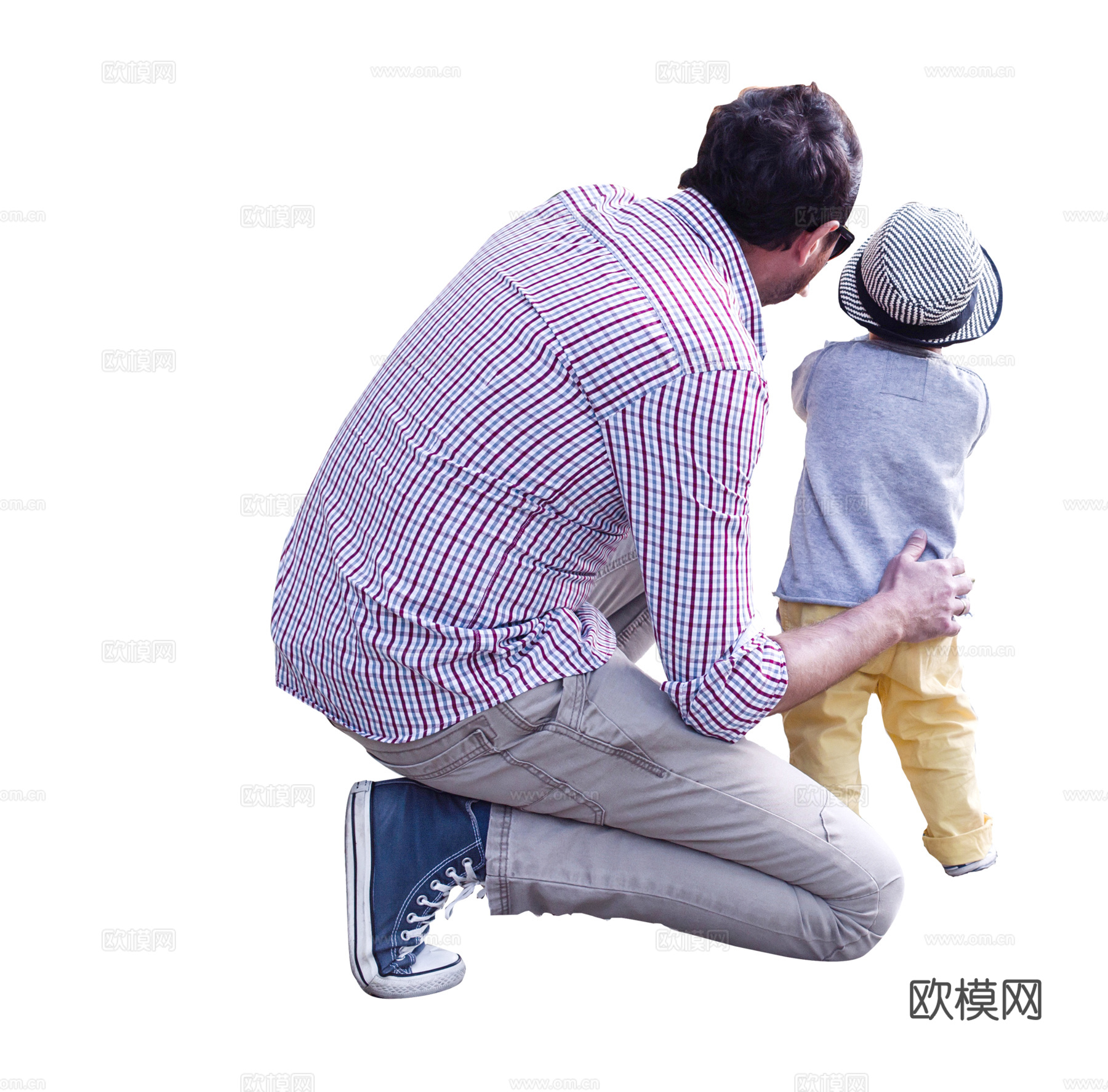 免扣效果图人物下载（渲染图3）