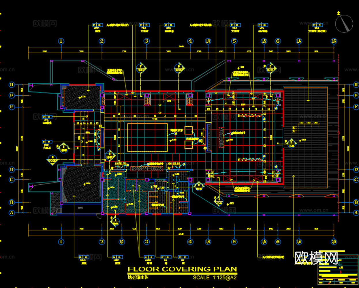 10套售楼处施工图附效果图最新整理合集cad施工图