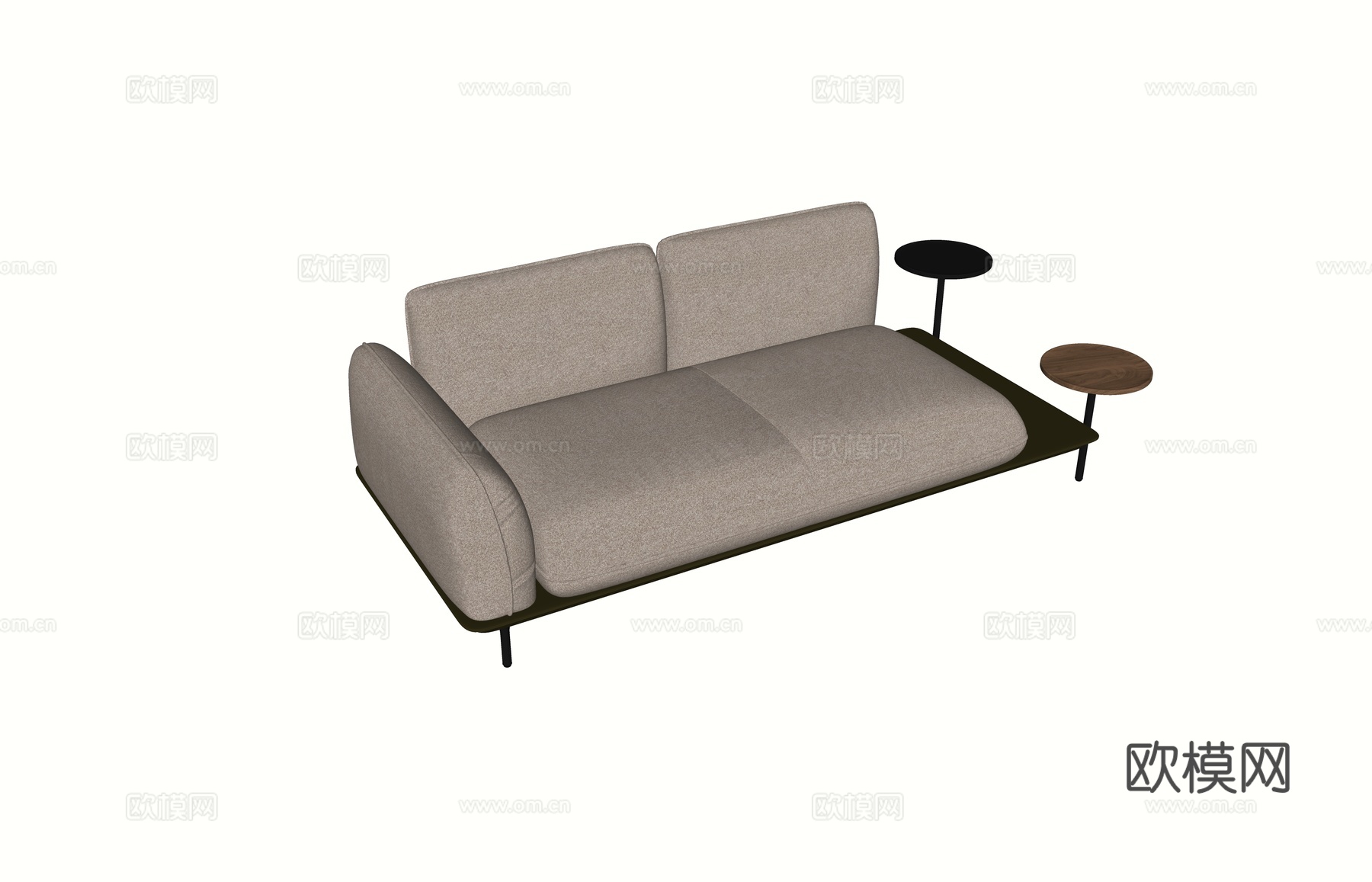 客厅沙发  意大利沙发  现代沙发 双人沙发  布艺沙发su模型
