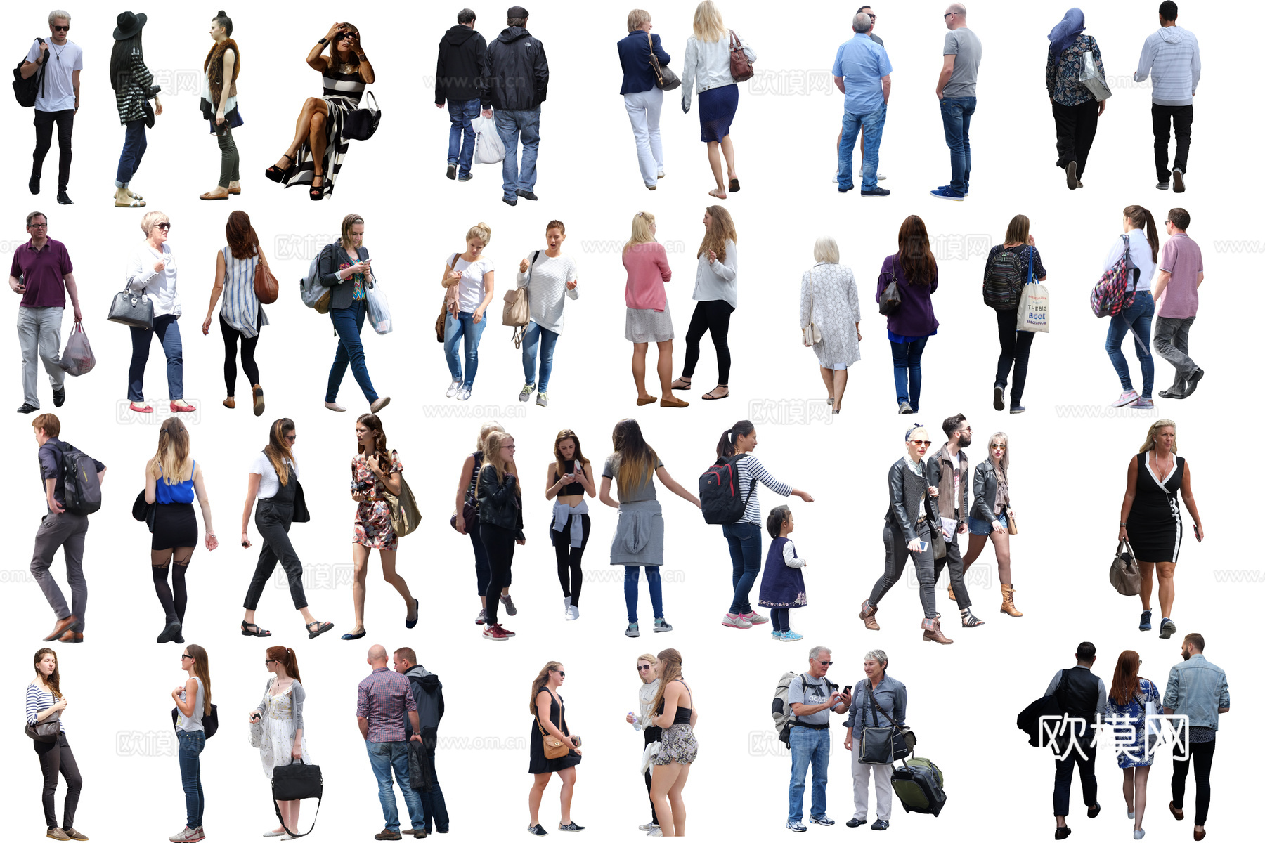 高清免扣人物集合