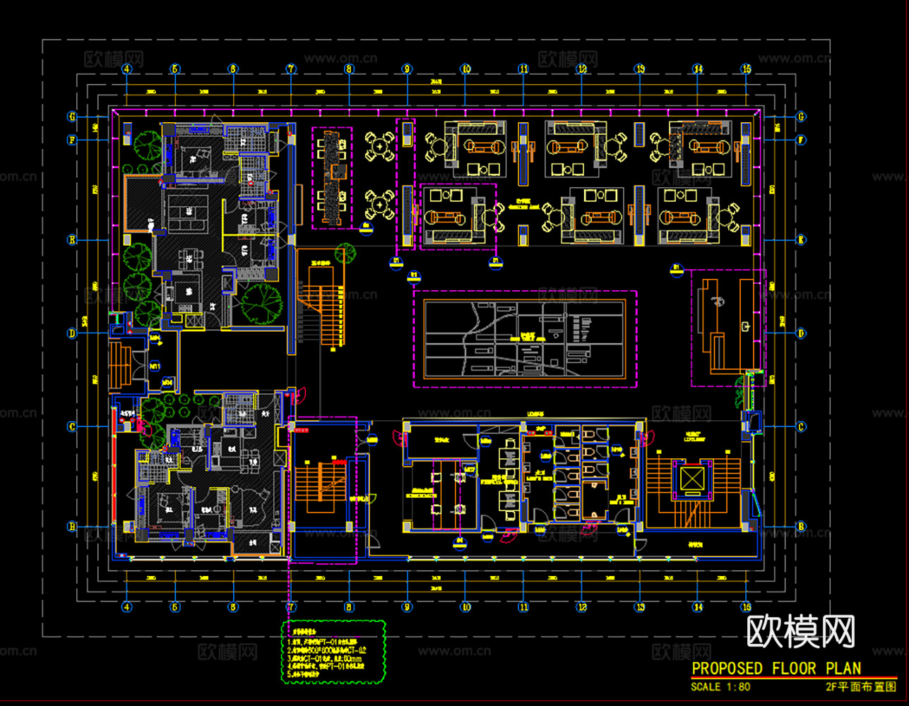 最新10套售楼处施工图附效果图2026合集cad施工图