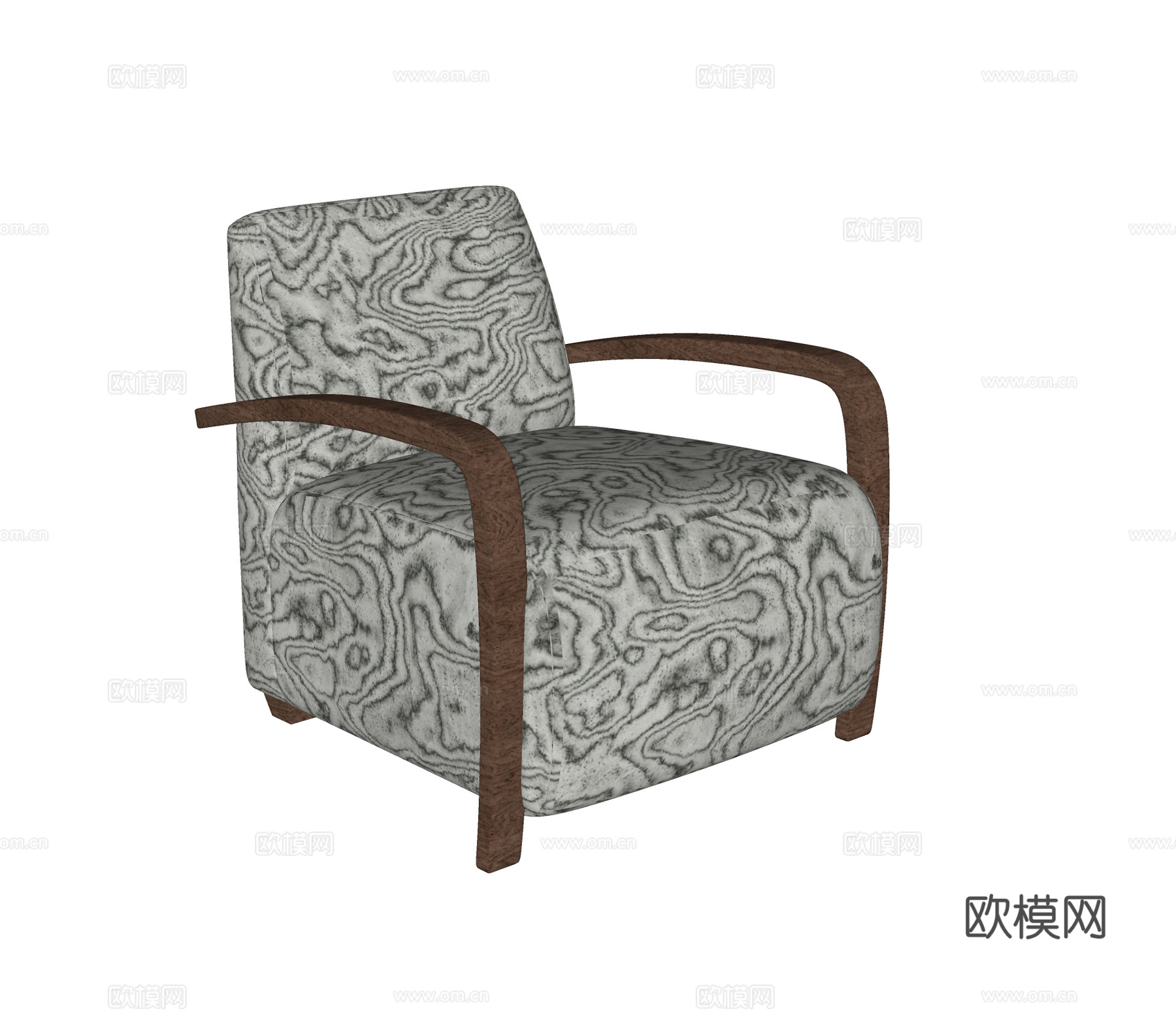 现代休闲椅su模型