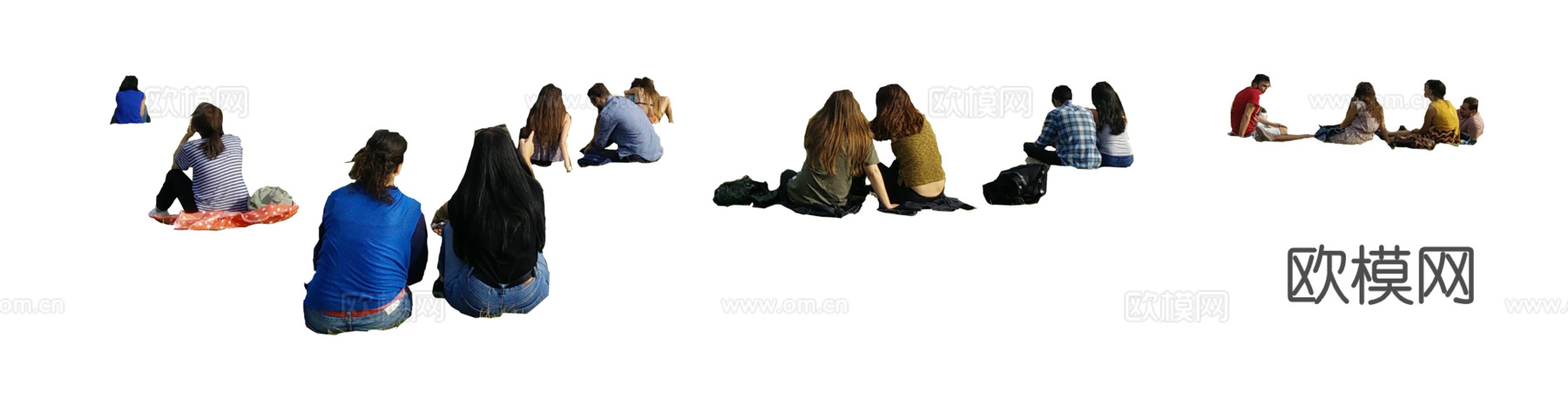 免扣效果图人物下载（渲染图3）