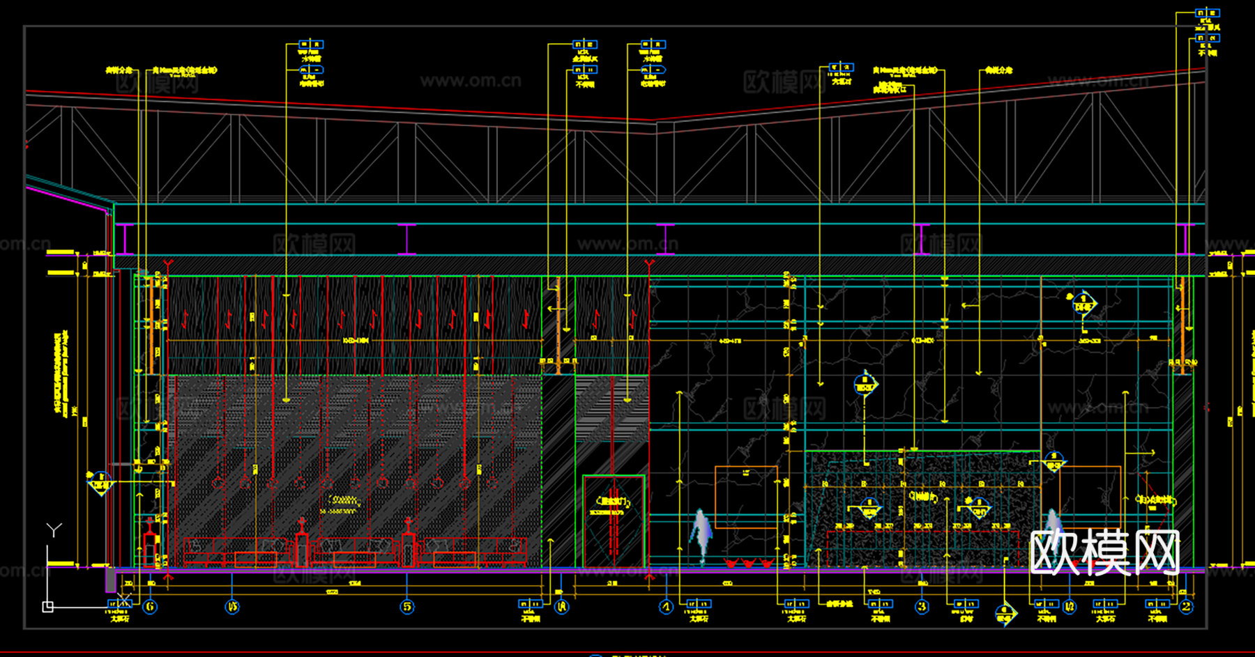 10套售楼处施工图附效果图最新整理合集cad施工图