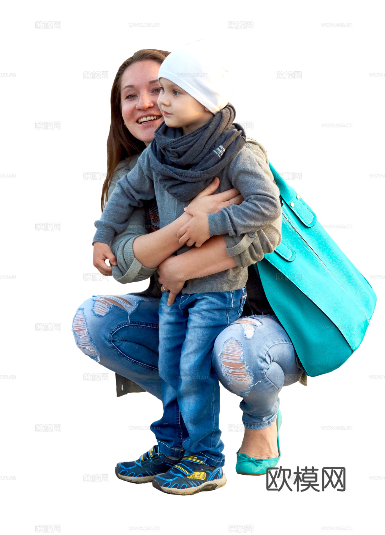 免扣效果图人物下载（渲染图6）