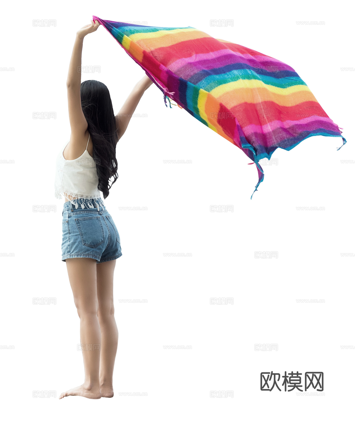 免扣效果图人物下载（渲染图6）