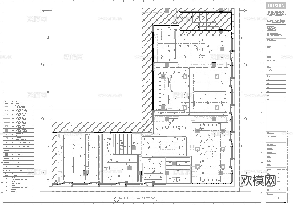 办公室 工作室 最新全套施工图 效果图合集cad施工图