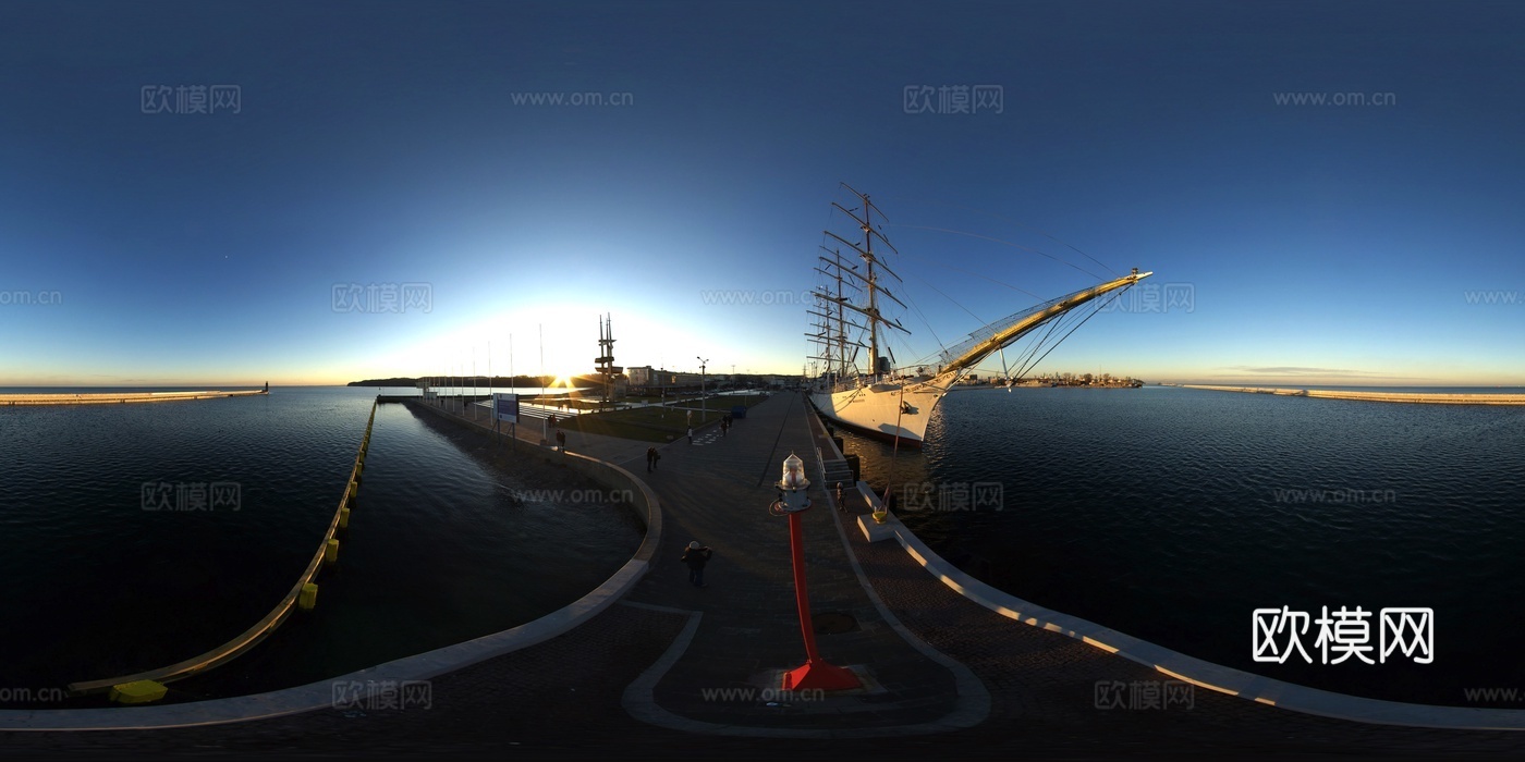 港湾 码头 海港 海边HDR