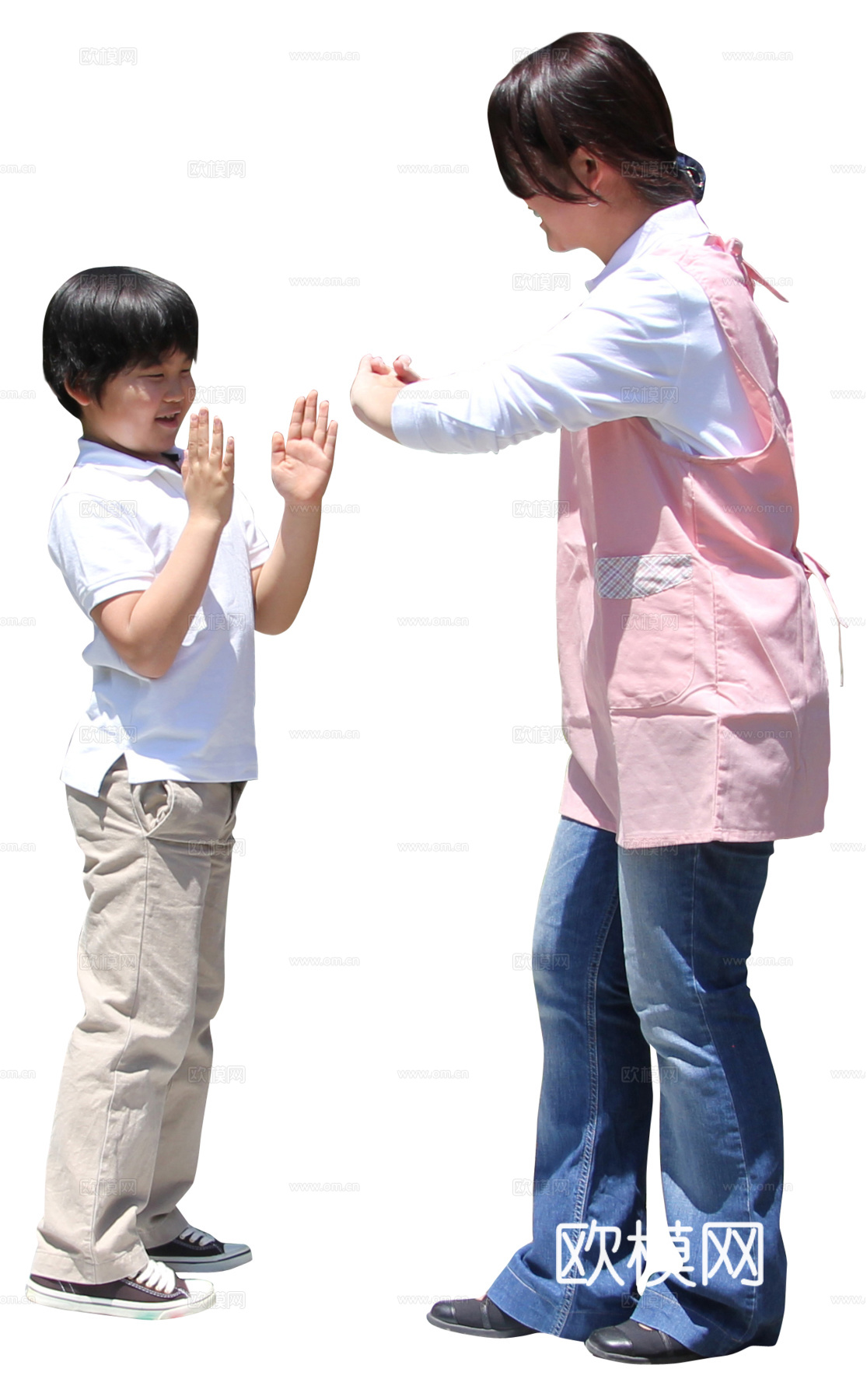 免扣亚洲人物下载（渲染图3）