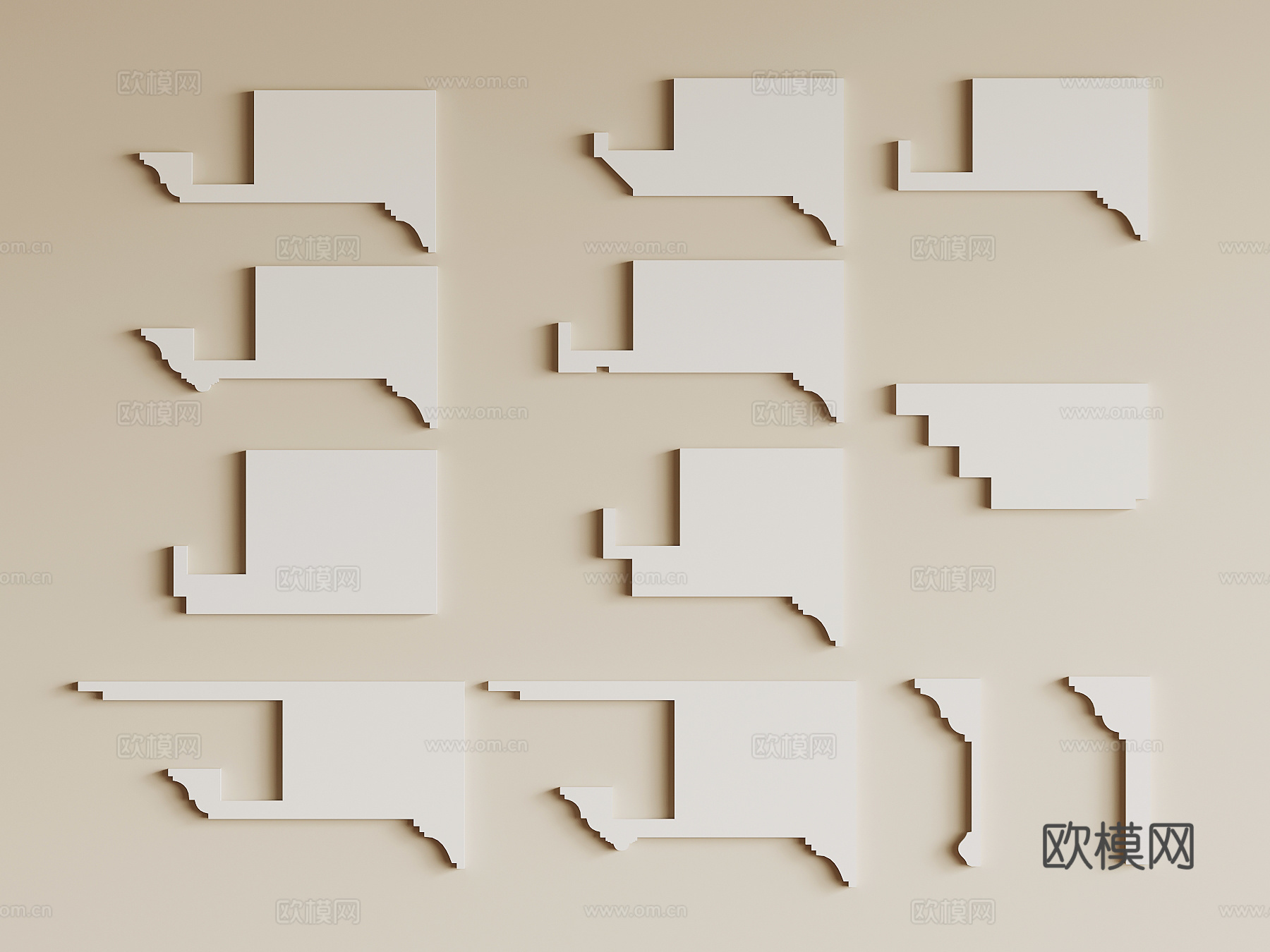 现代吊灯3d模型