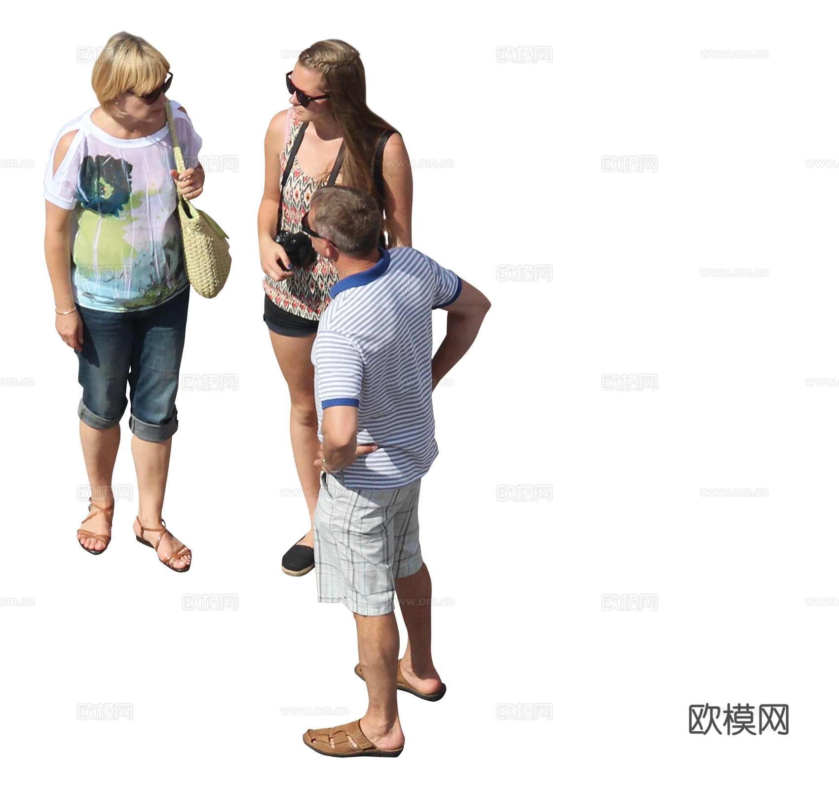 鸟瞰人物PNG免抠下载（渲染图2）