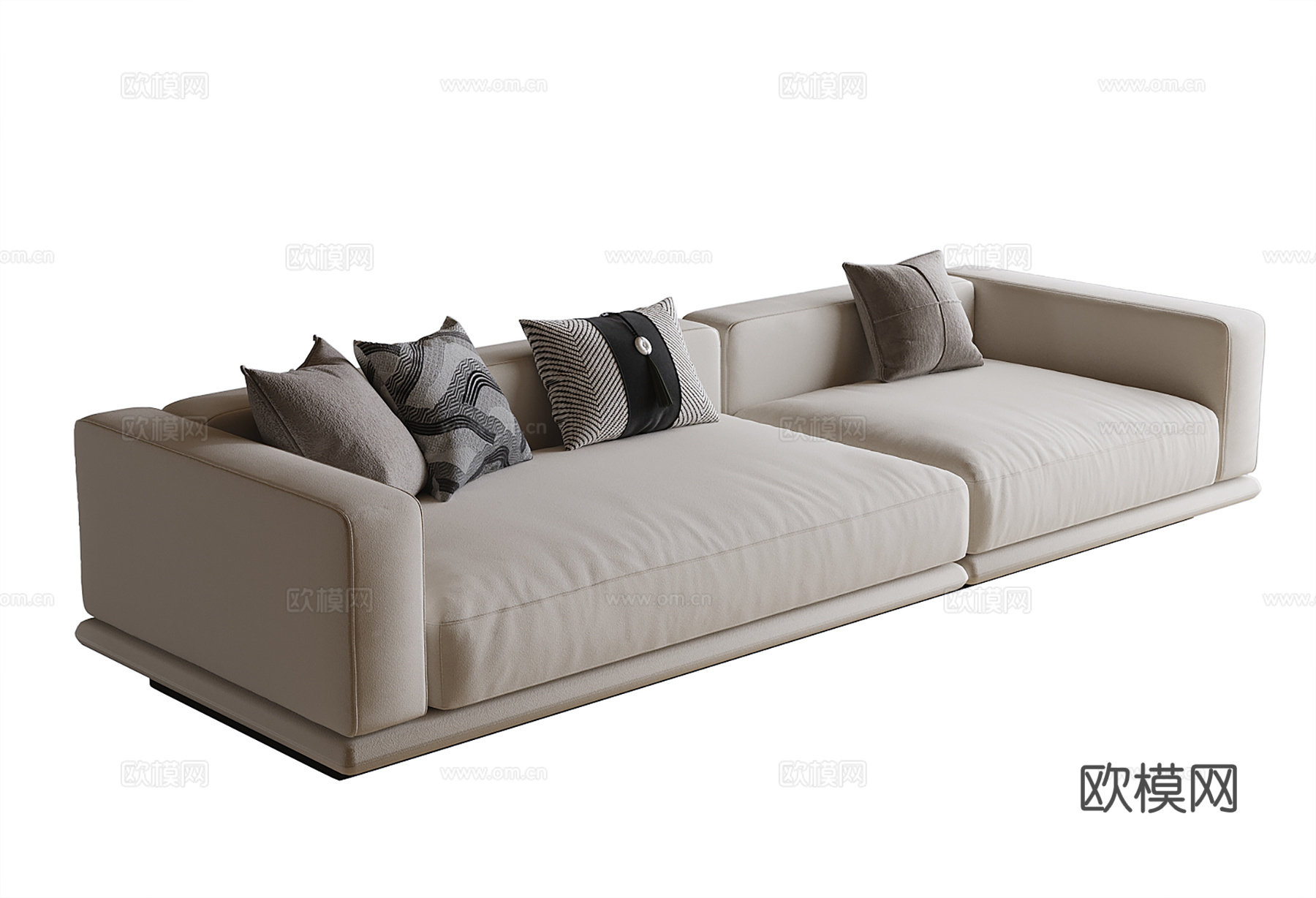 现代客厅沙发su模型