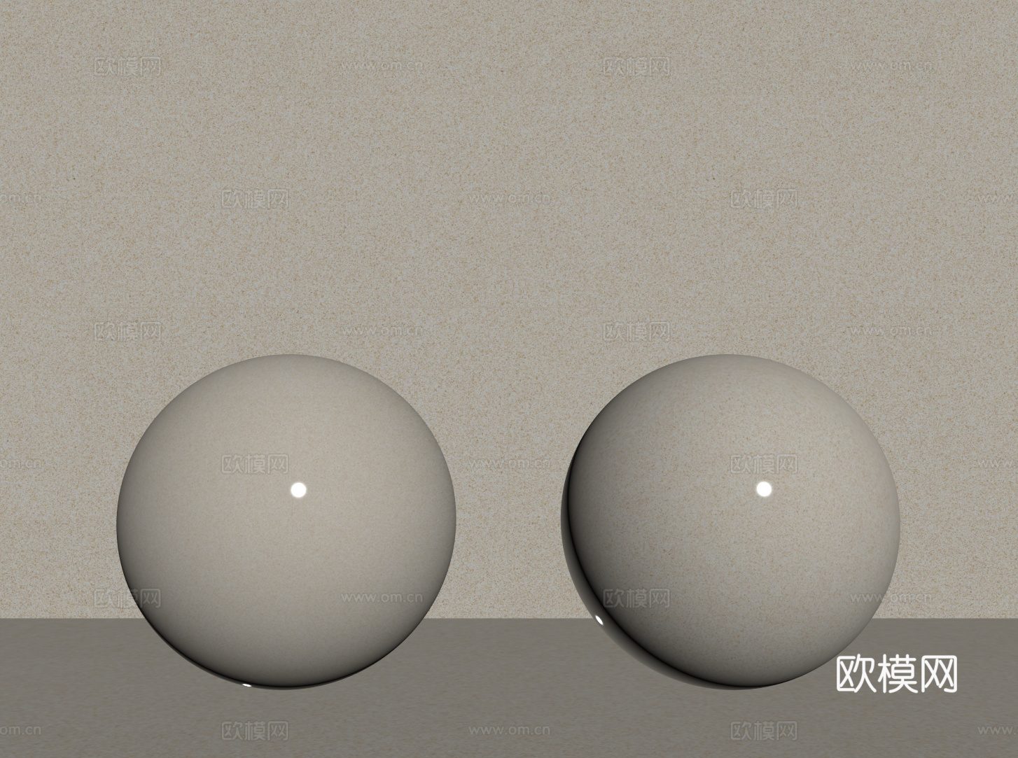 现代淡黄色水磨石 墙砖 瓷砖 马赛克 石材su模型