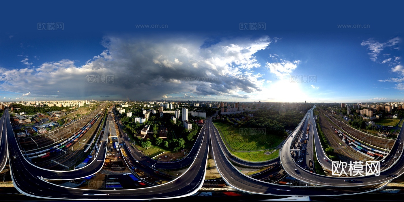 高速路 城市 户外 城市 天空HDR