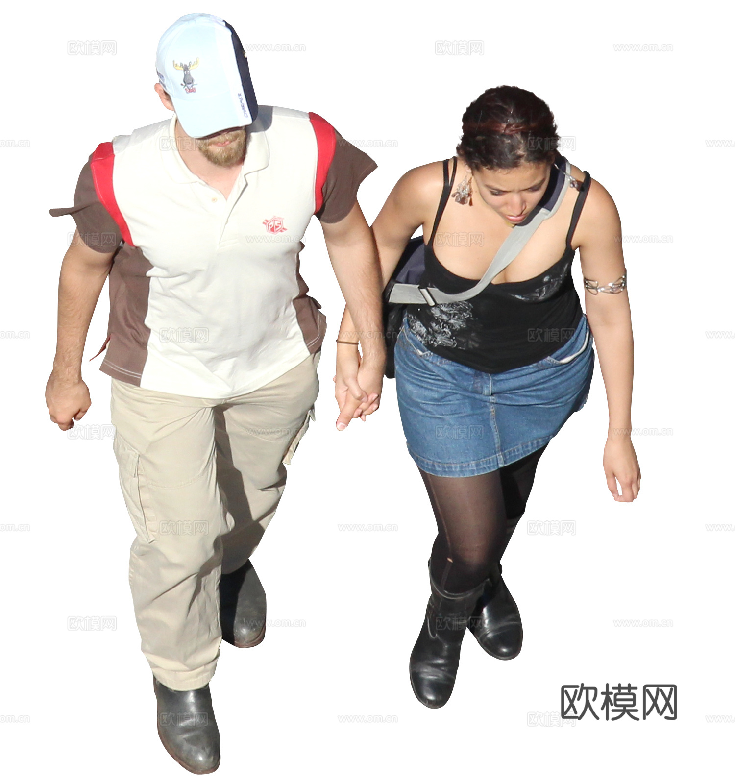 鸟瞰人物PNG免抠下载（渲染图5）