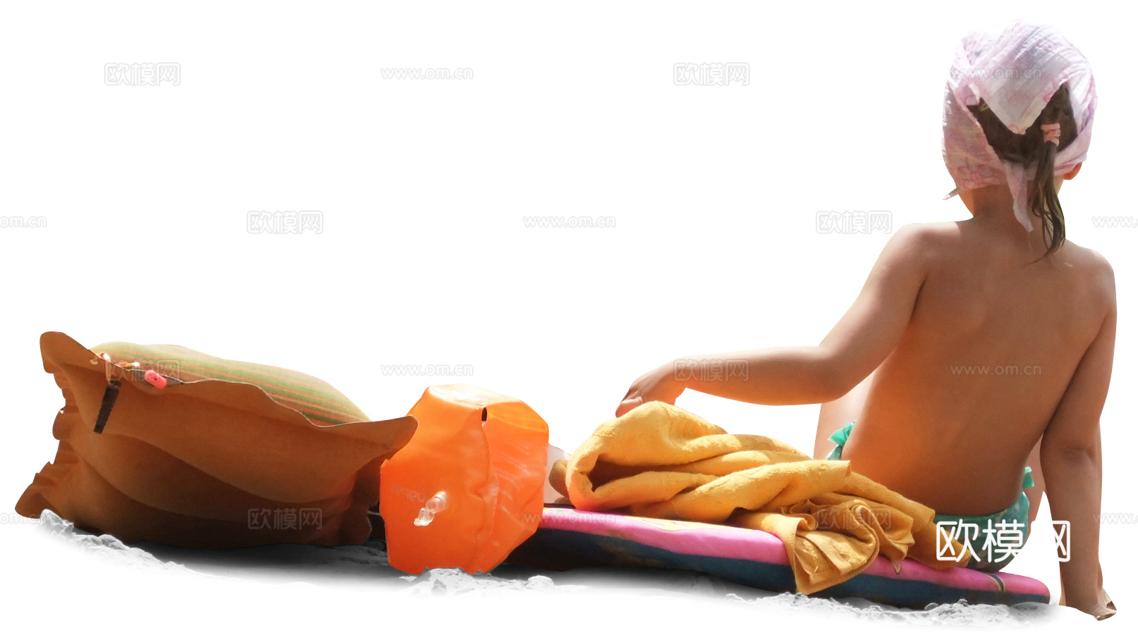 小孩儿童免扣人物下载（渲染图2）