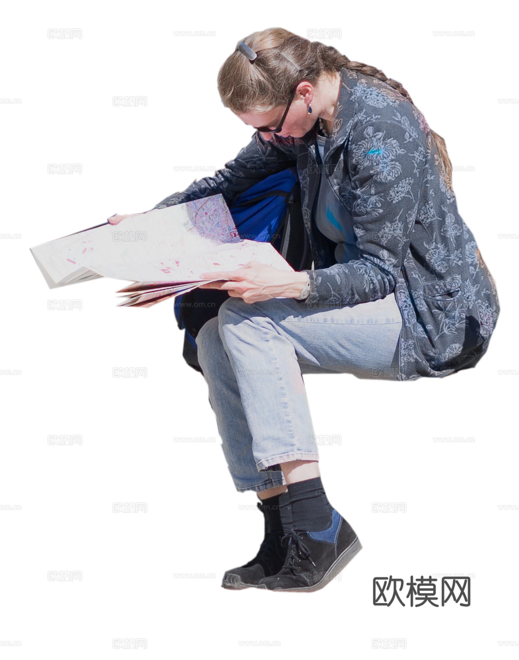 免扣效果图人物下载（渲染图1）