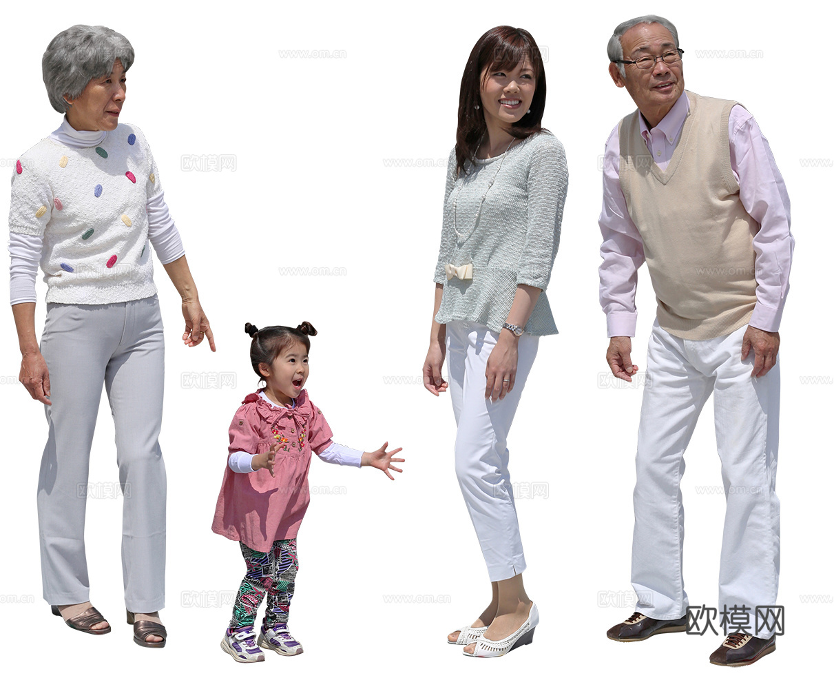 免扣亚洲人物下载（渲染图8）