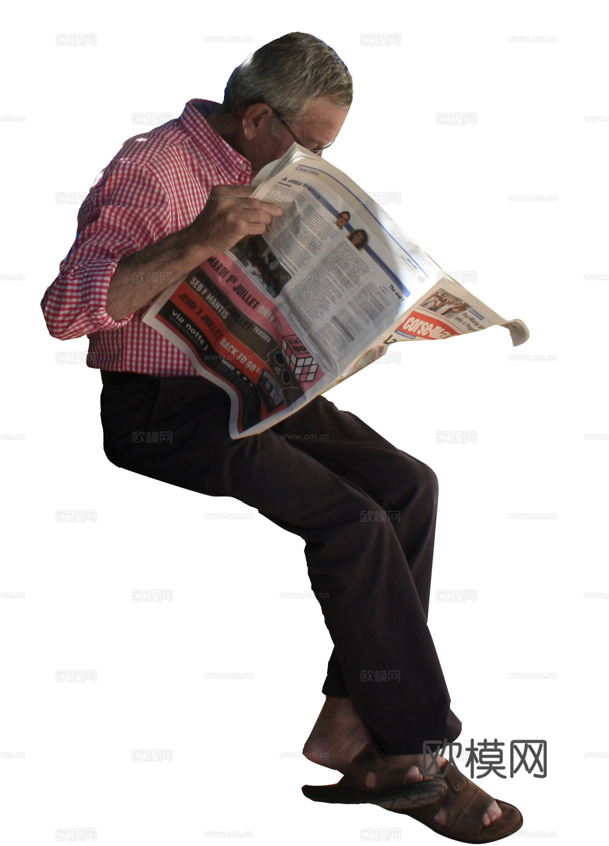 免扣效果图人物下载（渲染图4）