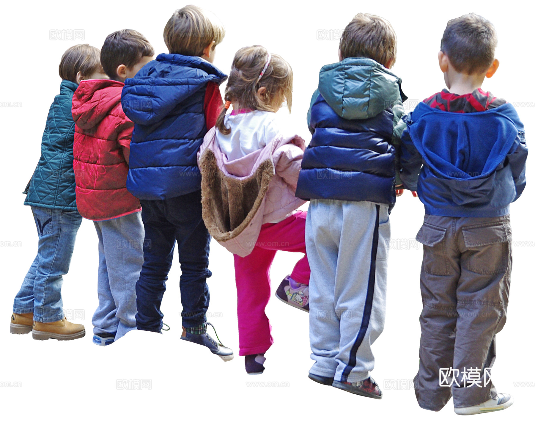 小孩儿童免扣人物下载（渲染图5）