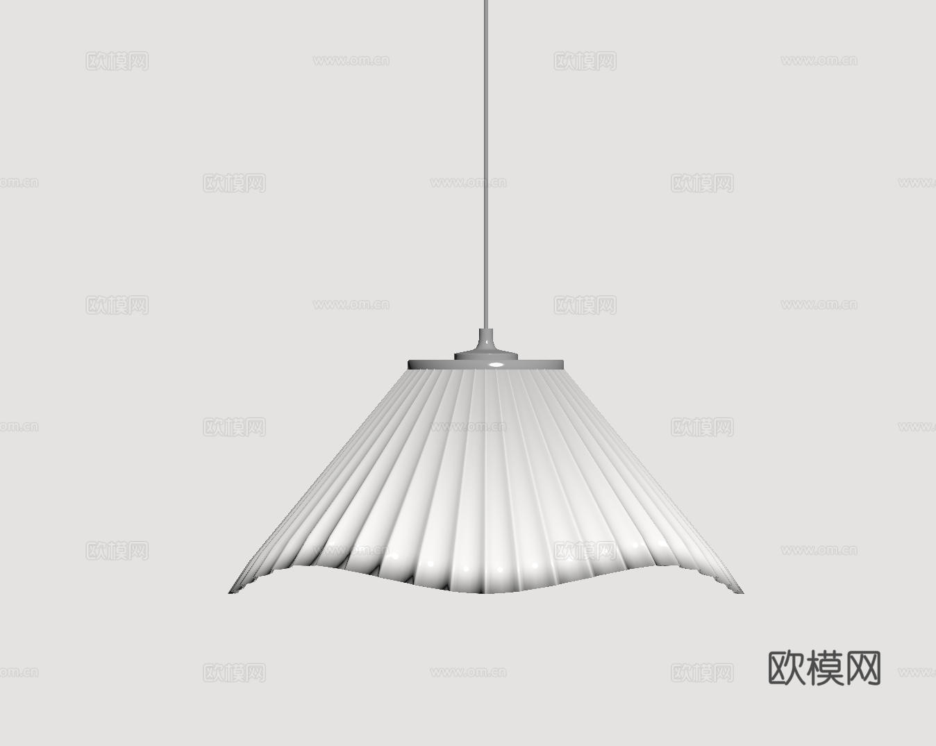 现代极简吊灯 中古奶油风吊灯 北欧简约吊灯 餐厅吊灯 卧室艺su模型