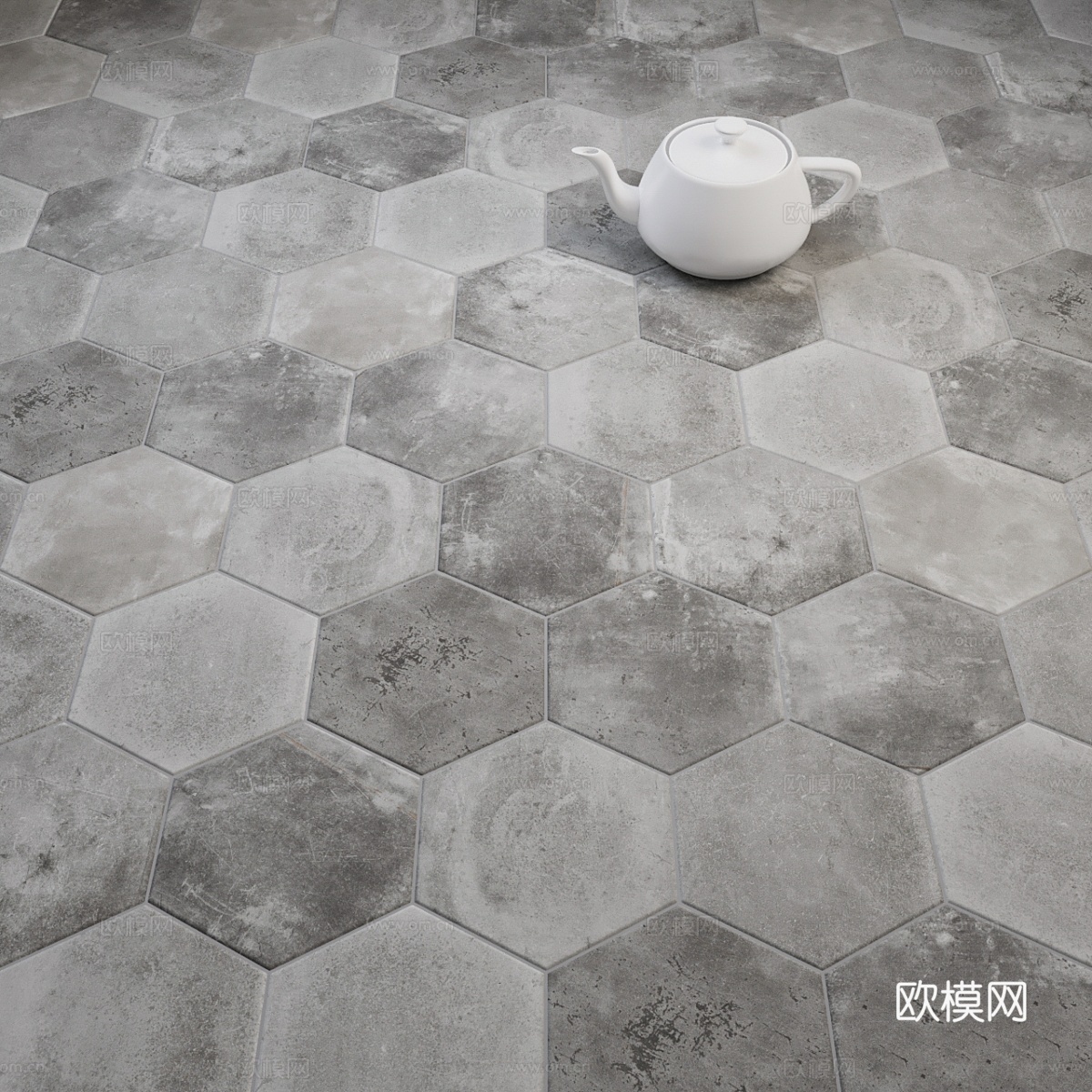 CIR Miami Esagona灰尘灰（Ex Polver3d模型