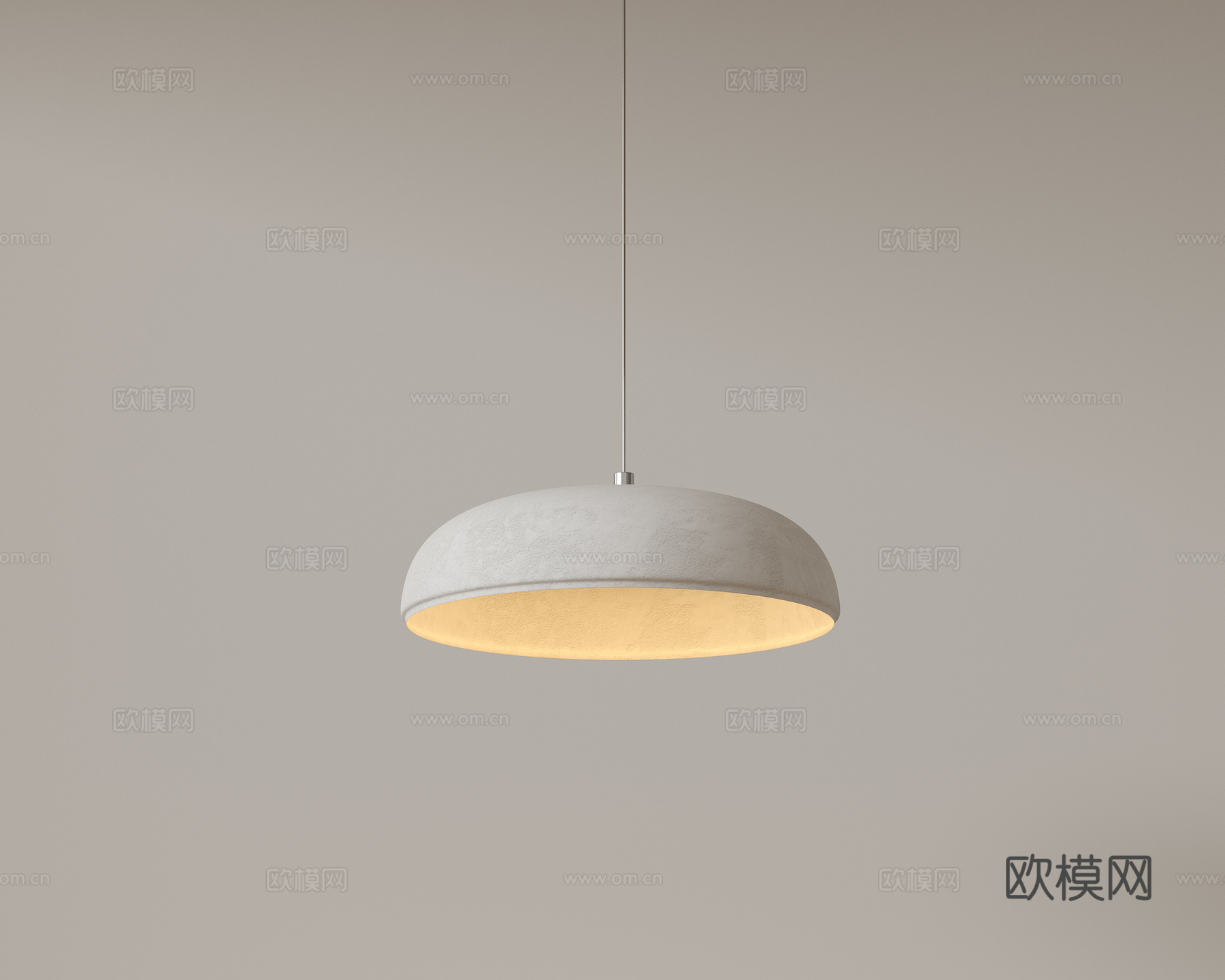 现代极简吊灯 中古奶油风吊灯 北欧简约吊灯 餐厅吊灯 卧室艺su模型下载（渲染图1）