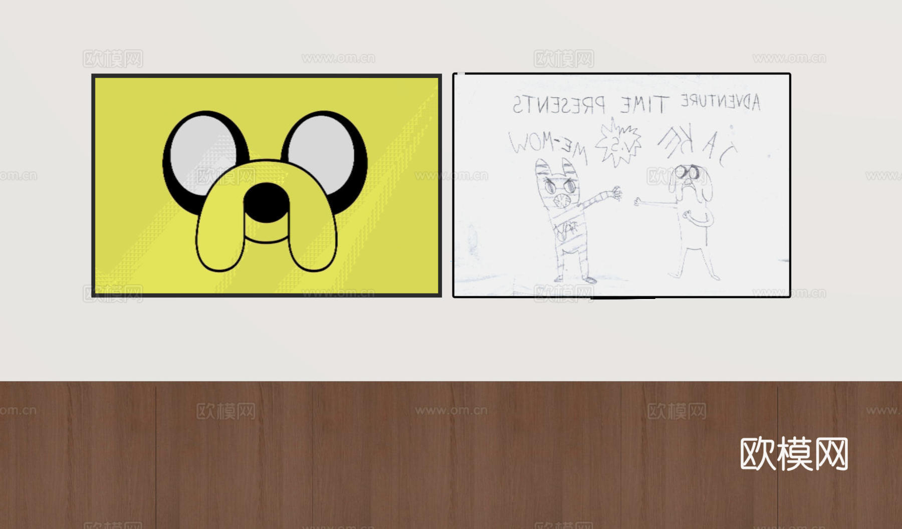 现代电视机 移动电视 激光电视 显示屏 壁挂式电视su模型