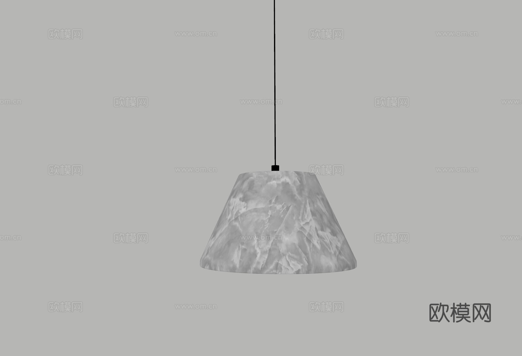 现代极简吊灯 中古奶油风吊灯 北欧简约吊灯 餐厅吊灯 卧室艺su模型