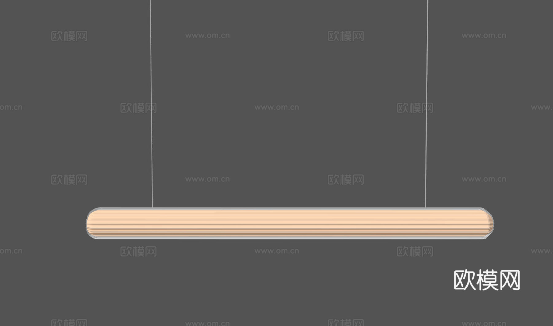 现代中古吊灯 极简奶油风吊灯 北欧简约吊灯 餐厅吊灯 长条吊su模型