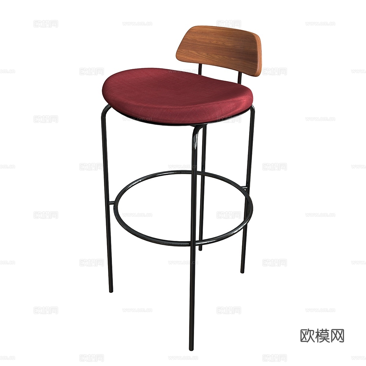 吧台凳3d模型