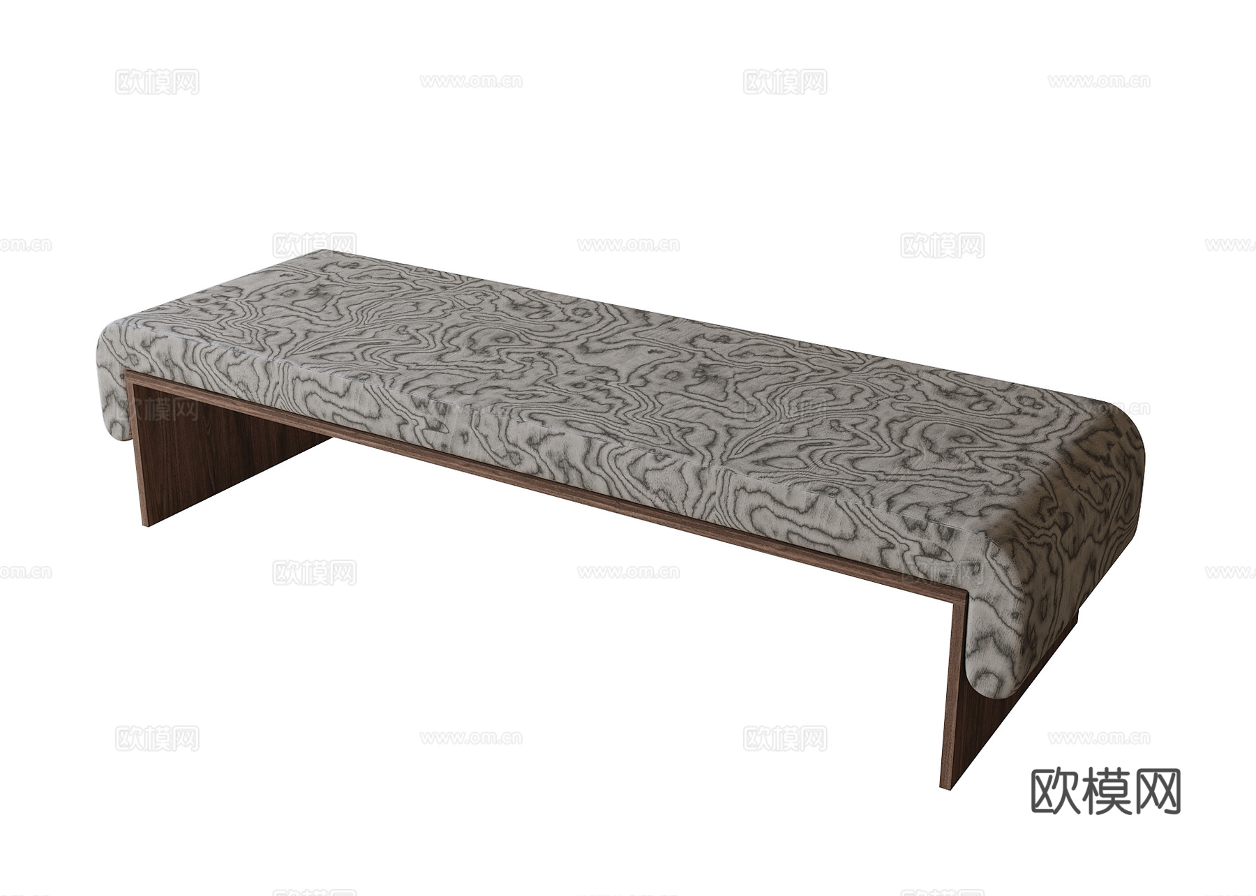 现代换鞋凳 床尾凳 长凳 沙发凳su模型