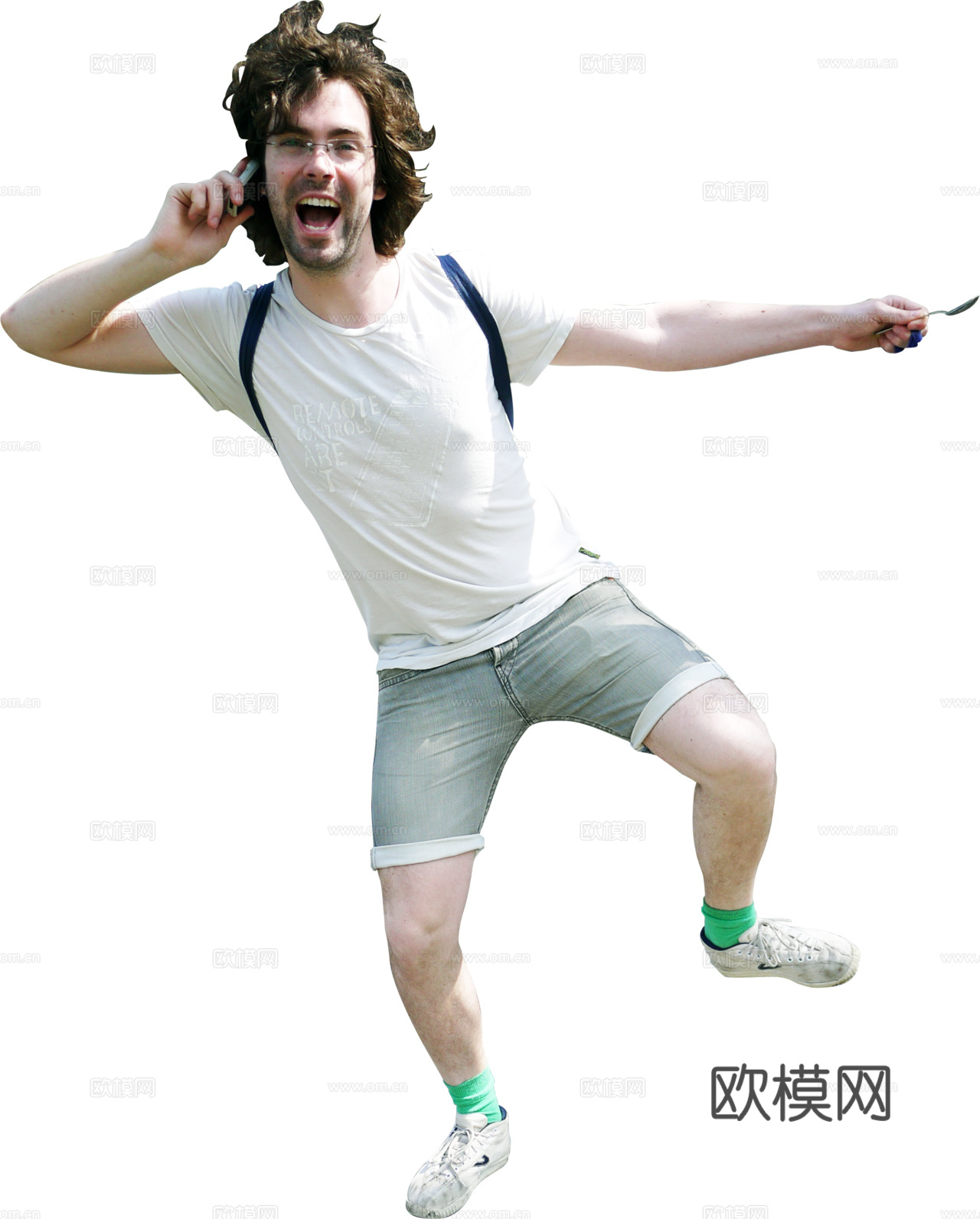 免扣休闲人物下载（渲染图5）