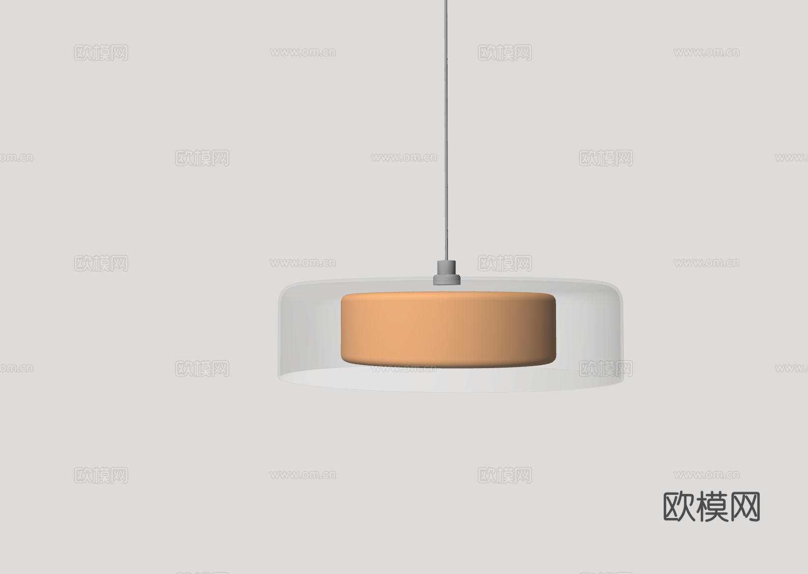 现代极简吊灯 中古奶油风吊灯 北欧简约吊灯 餐厅吊灯 卧室艺su模型