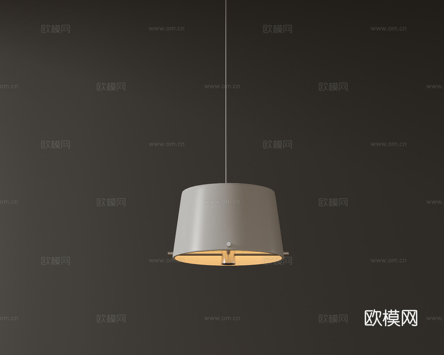 现代中古吊灯 极简奶油风吊灯 北欧简约吊灯 餐厅吊灯 长条吊su模型