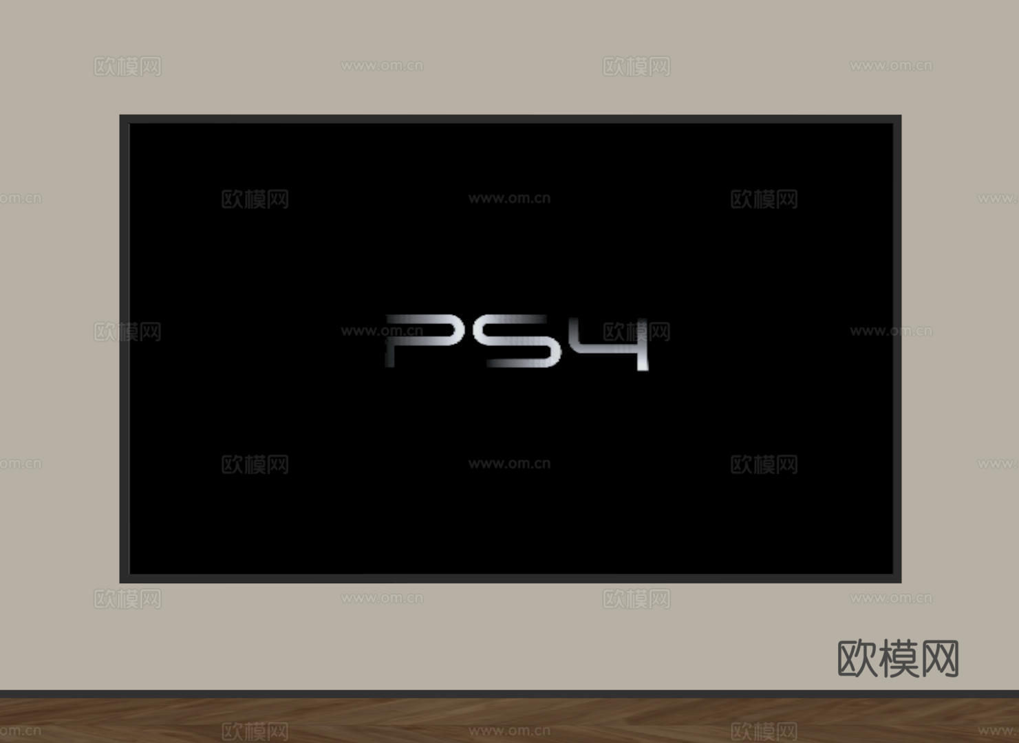 现代电视机 移动电视 激光电视 显示屏 壁挂式电视su模型