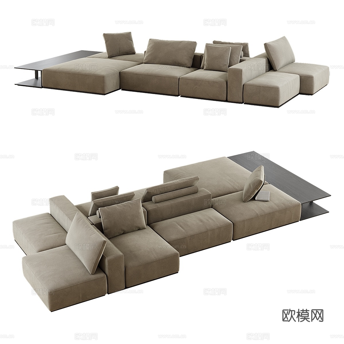 西岸沙发 Poliform3d模型