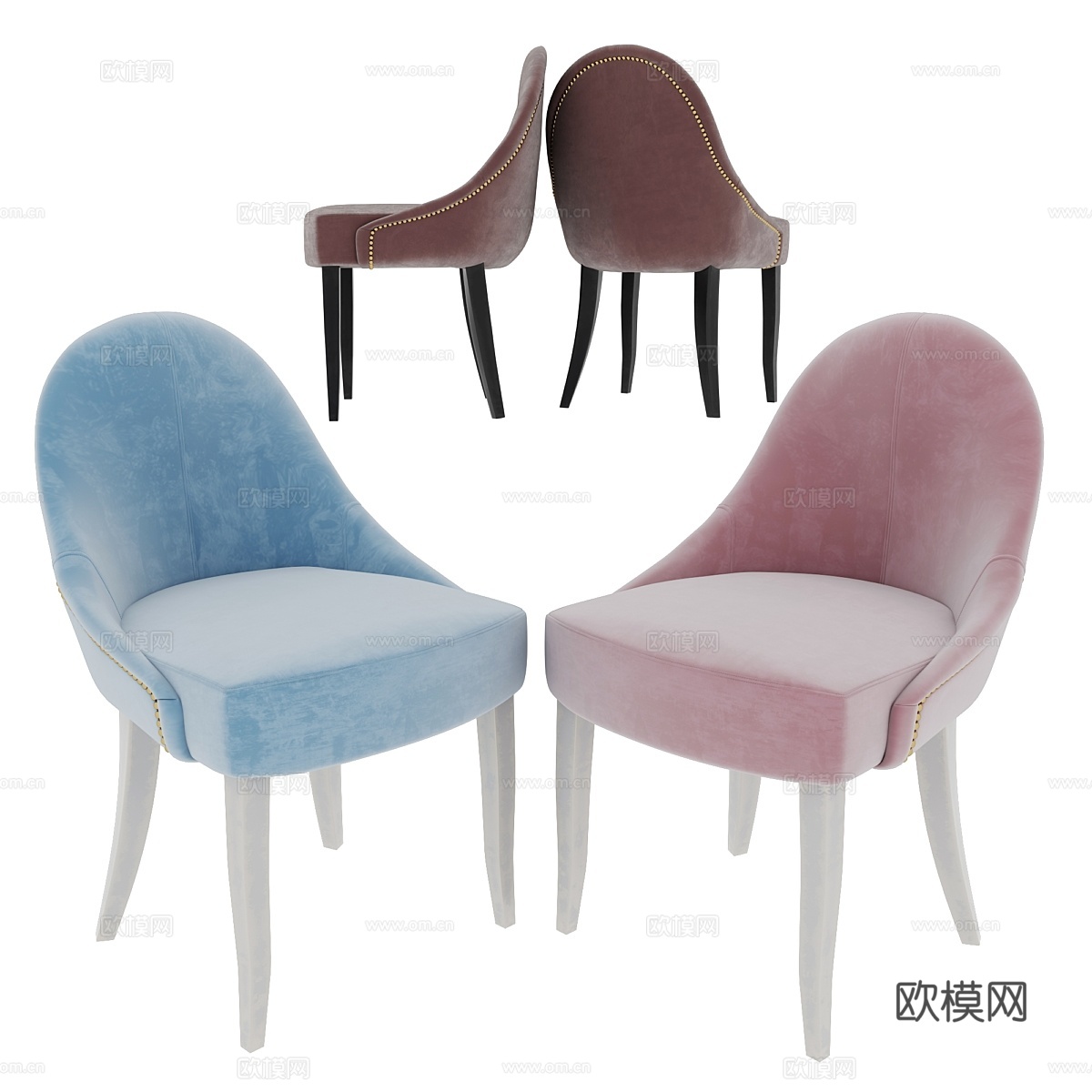 迪奥椅3d模型下载
