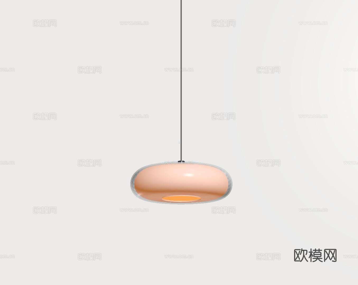 现代极简吊灯 中古奶油风吊灯 北欧简约吊灯 餐厅吊灯 卧室艺su模型