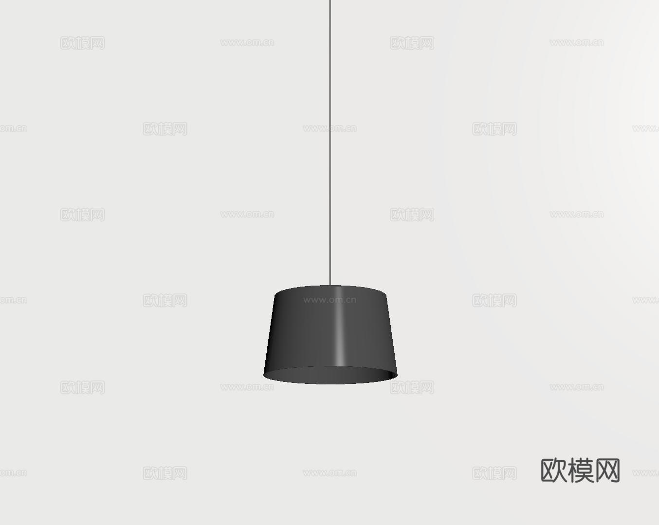 现代极简吊灯 中古奶油风吊灯 北欧简约吊灯 餐厅吊灯 卧室艺su模型