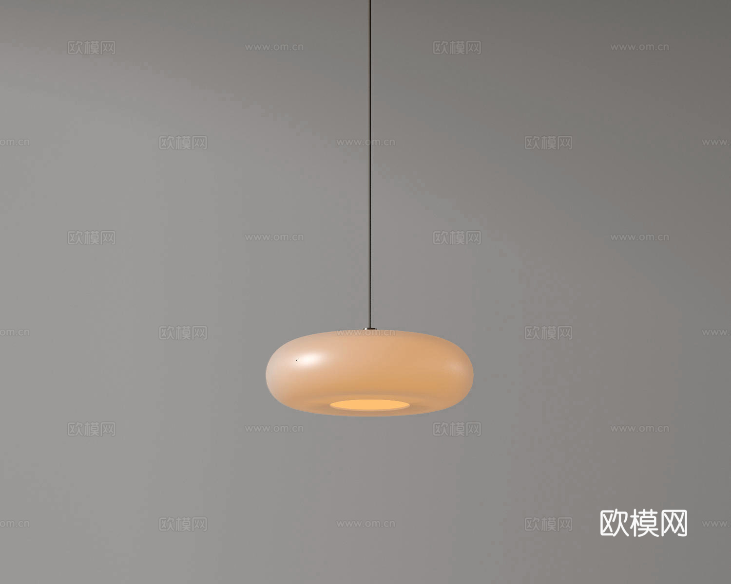 现代极简吊灯 中古奶油风吊灯 北欧简约吊灯 餐厅吊灯 卧室艺su模型