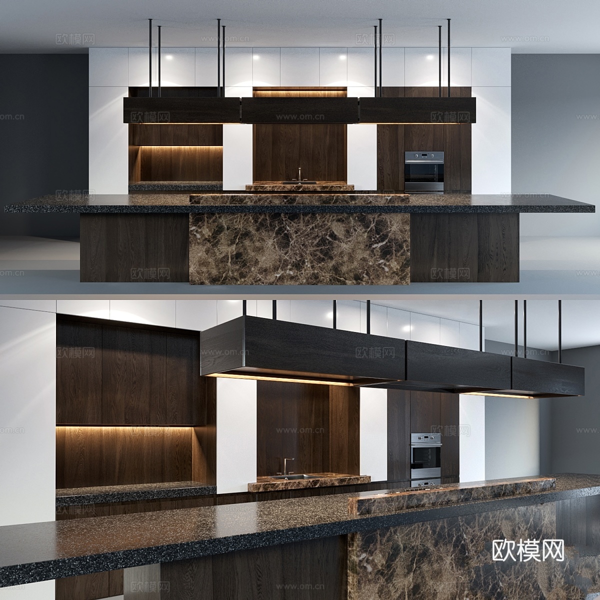 诺尔特厨房3d模型