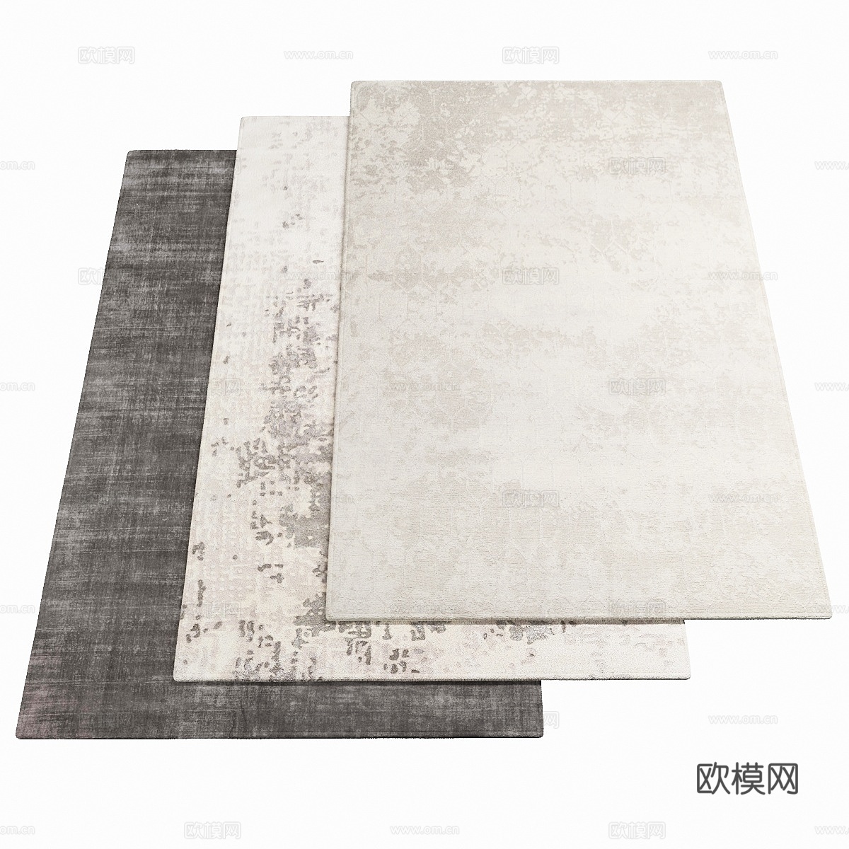 三款地毯 DITRE ITALIA - 83d模型下载