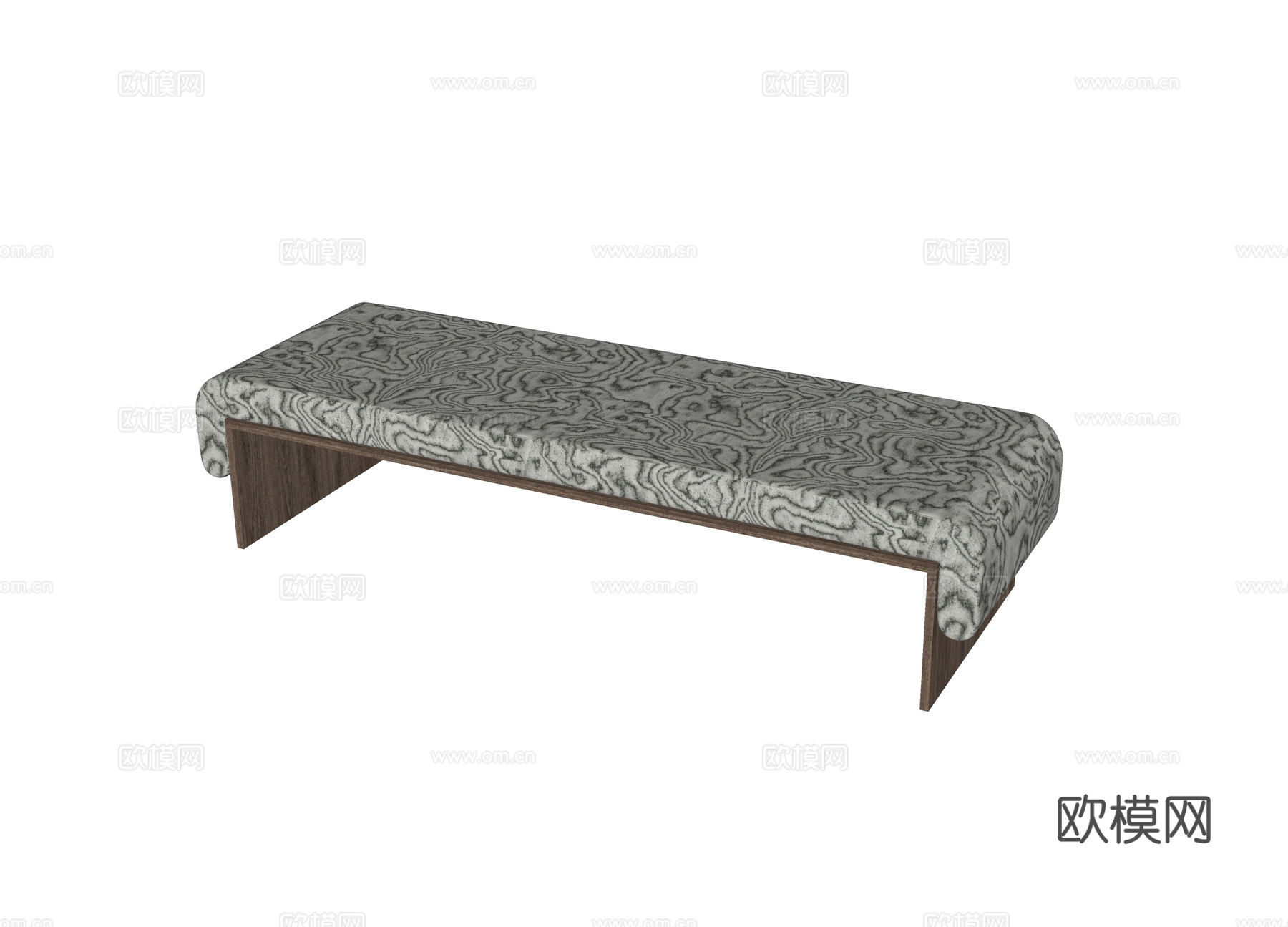 现代换鞋凳 床尾凳 长凳 沙发凳su模型