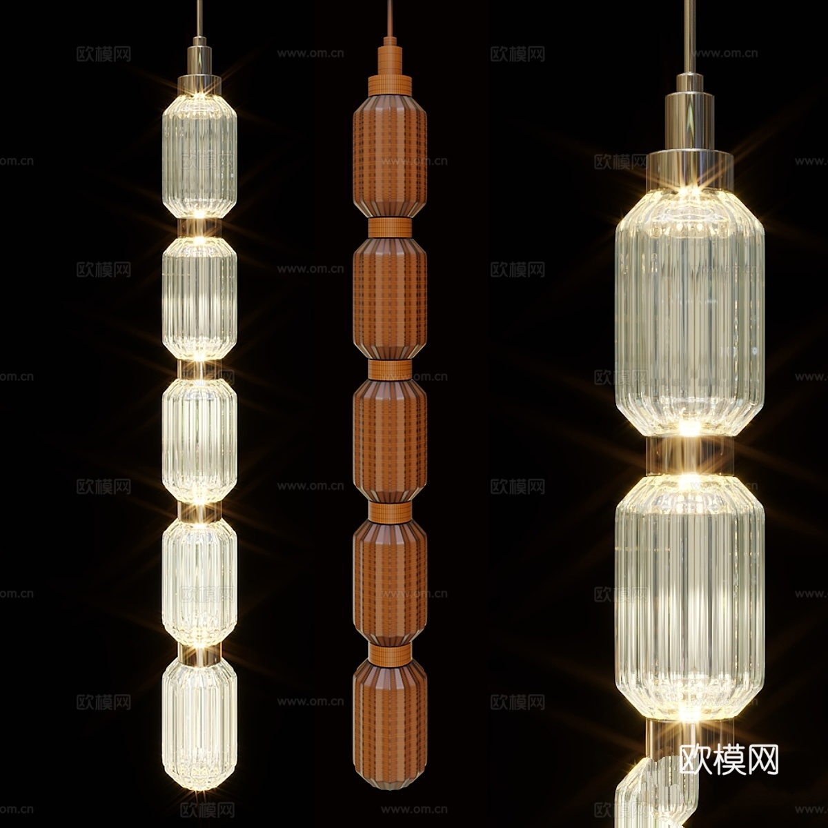 Vargov枝形吊灯3d模型下载