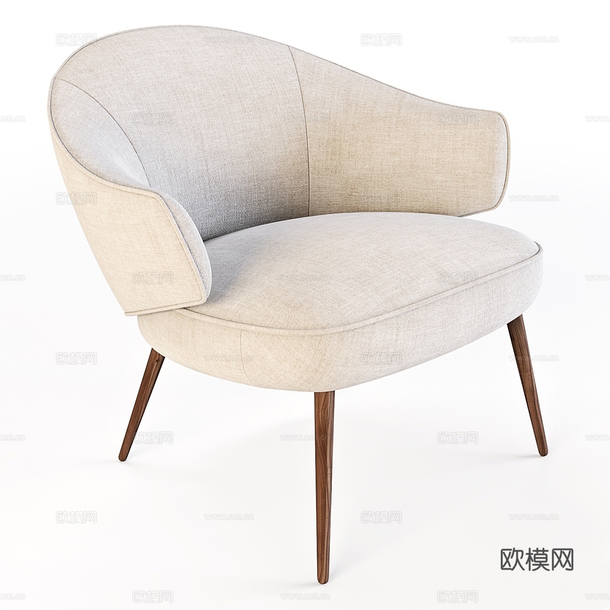 BoConcept 扶手椅 - 夏洛特3d模型下载