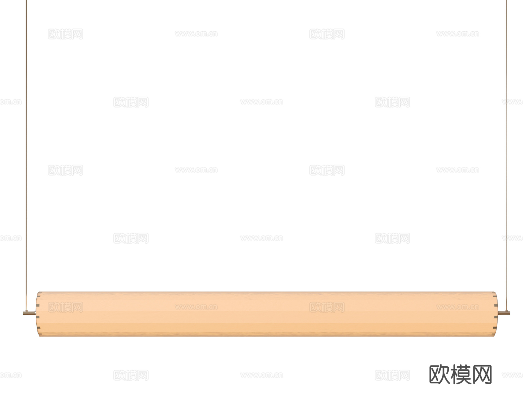 现代中古吊灯 极简奶油风吊灯 北欧简约吊灯 餐厅吊灯 长条吊su模型