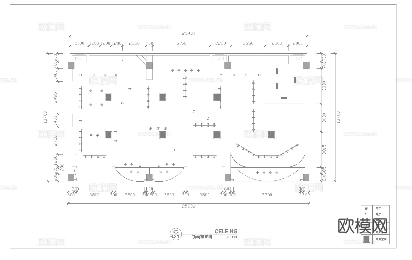 服装店专卖店 最新全套施工图 效果图合集cad施工图